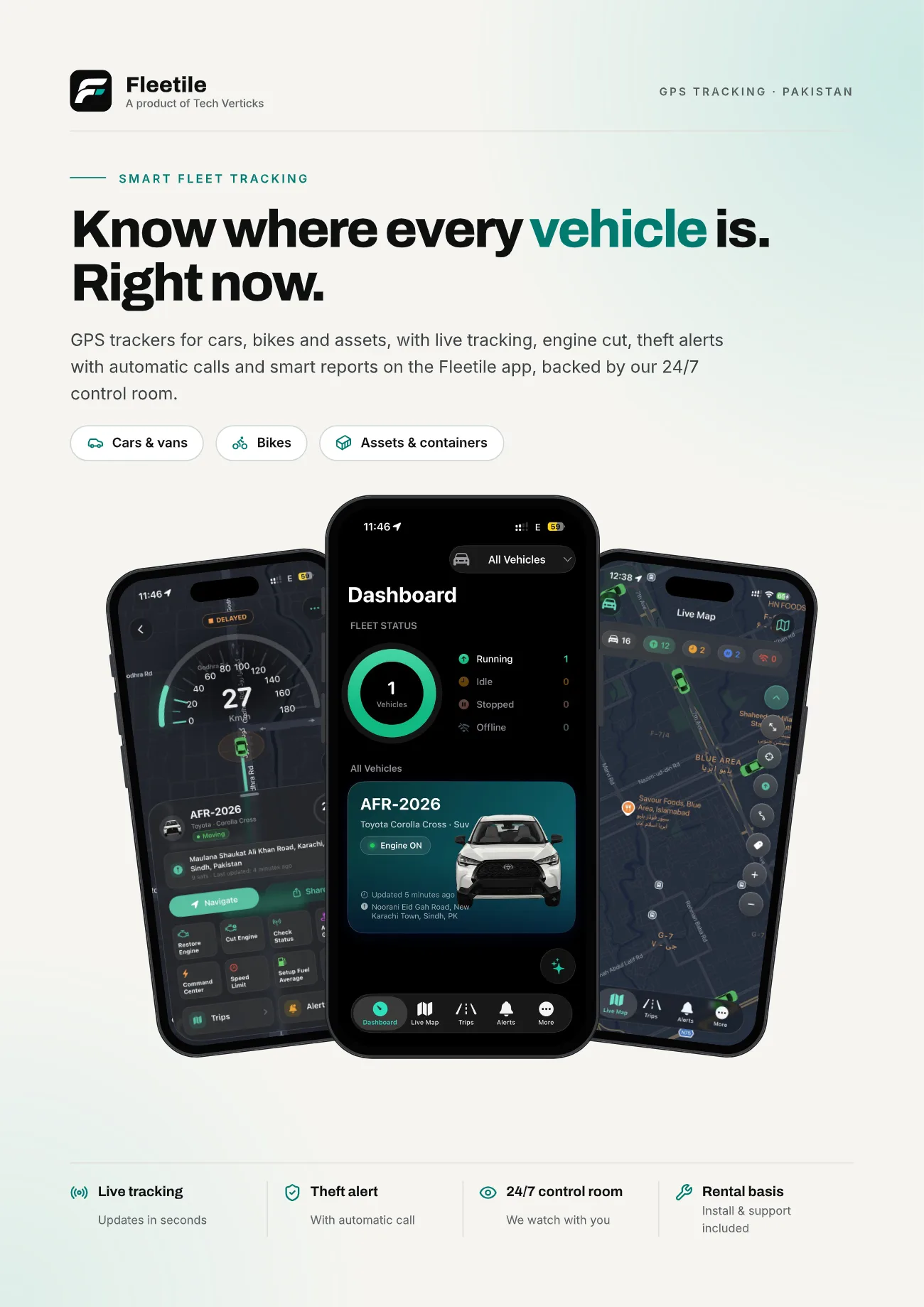 Fleetile brochure, page 1 of 10